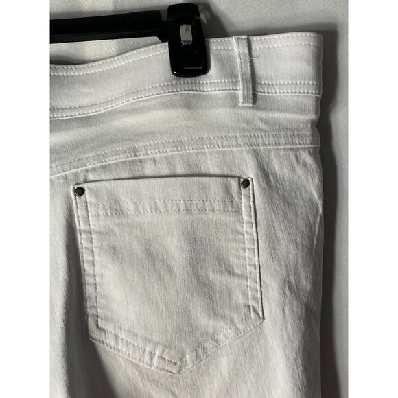 Women's 89th + Madison White Stretch Jeans Size 16 Inseam 29 in NWT - Picture 14 of 15